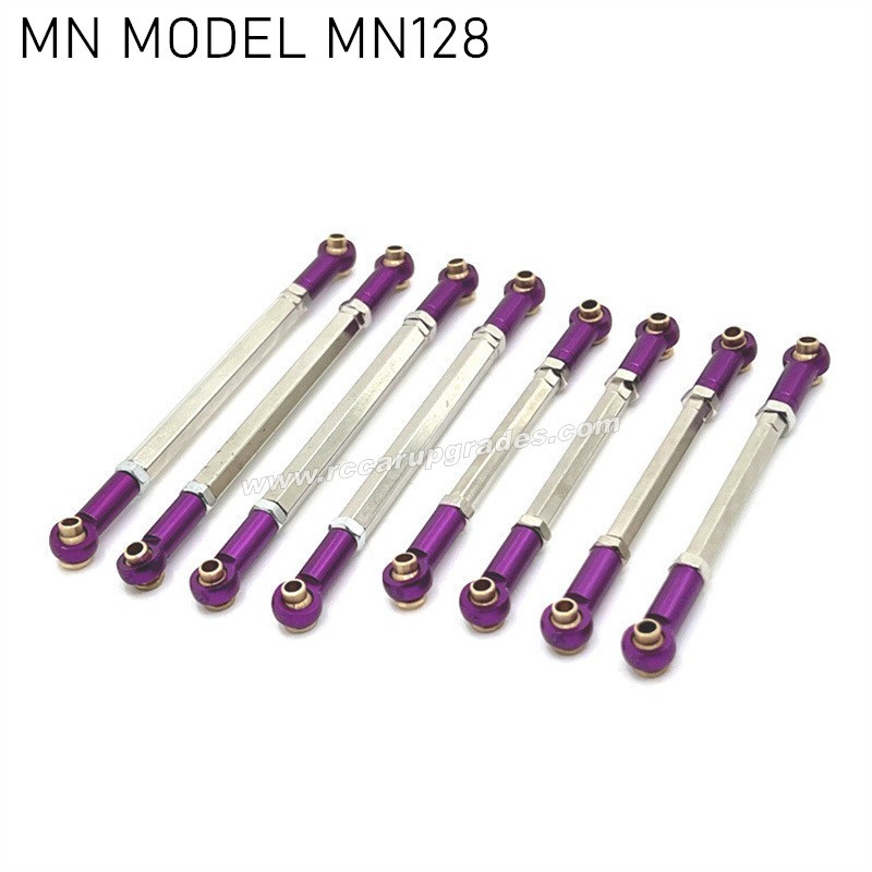 MN MODEL MN128 MN86 MN86S RC Truck Upgrades Adjustable Chassis Link Rod