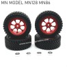 MN MODEL MN128 MN86 MN86S RC Truck Upgrades Wheel Hub and Tire Coupler