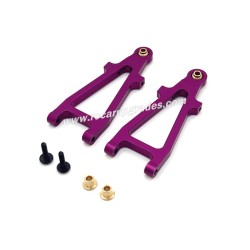 MJX Hyper Go 20208 Upgrade Parts Metal Front Lower Swing Arm purple