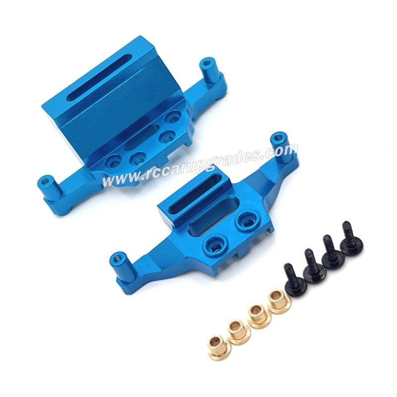 MJX Hyper Go 20208 Upgrade Parts Metal Shock Absorber Brackets (Front and Rear) blue