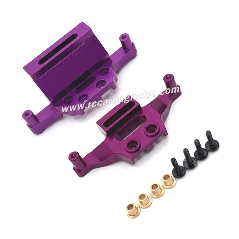 MJX Hyper Go 20208 Upgrade Parts Metal Shock Absorber Brackets (Front and Rear) purple