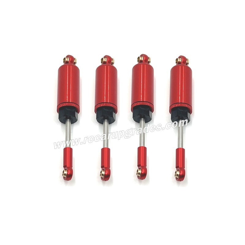 MJX Hyper Go 14209 Upgrade Parts Front and rear hydraulic shocks red