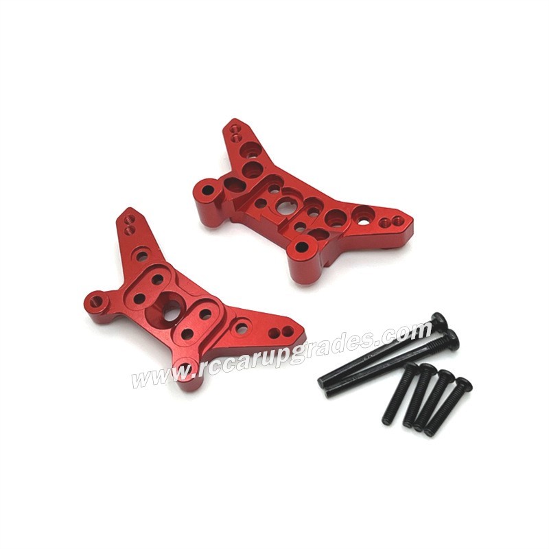 MJX Hyper Go 14209 Upgrade Parts Front & Rear Shock Mounts red