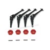 MJX Hyper Go 14209 Upgrade Parts Drive Shafts, Couplers red