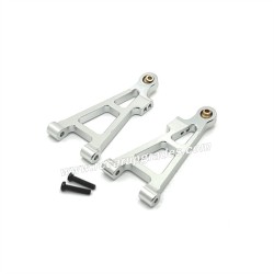 MJX Hyper Go 16207 RC Car Upgrade Parts Front Lower Swing Arms silver