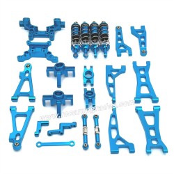 MJX Hyper Go 16207 RC Car Upgrade Parts Metal Conversion Kits blue