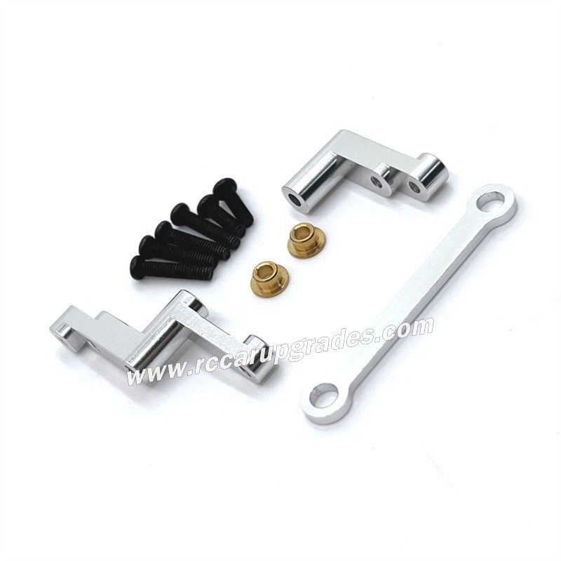 MJX Hyper Go 16207 RC Car Upgrade Parts Steering Components silver