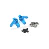 MJX Hyper Go 16207 RC Car Upgrade Parts Front steering cup (with bearing) blue