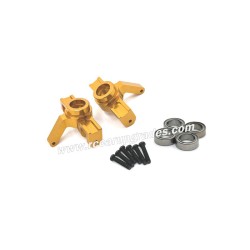 MJX Hyper Go 16207 RC Car Upgrade Parts Front steering cup (with bearing) yellow