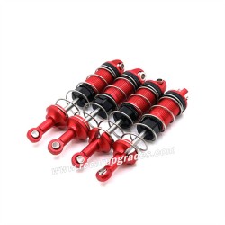 MJX Hyper Go 16207 RC Car Upgrade Parts Metal Hydraulic Shock Absorbers red