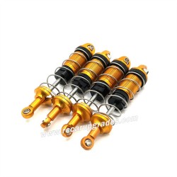 MJX Hyper Go 16207 RC Car Upgrade Parts Metal Hydraulic Shock Absorbers yellow