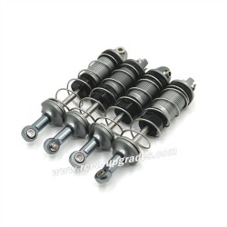 MJX Hyper Go 16207 RC Car Upgrade Parts Metal Hydraulic Shock Absorbers gray