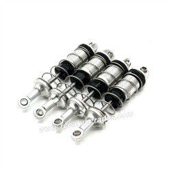 MJX Hyper Go 16207 RC Car Upgrade Parts Metal Hydraulic Shock Absorbers silver