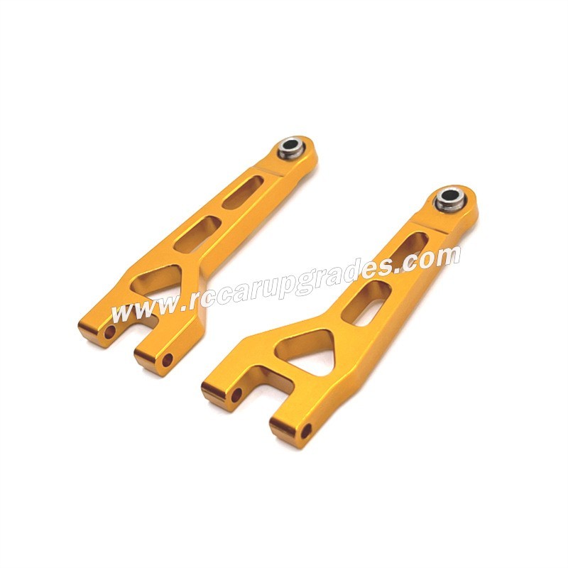 MJX Hyper Go 16207 RC Car Upgrade Parts Front Upper Swing Arms (Style 2) yellow