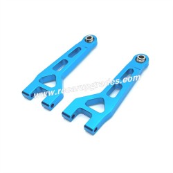 MJX Hyper Go 16207 RC Car Upgrade Parts Front Upper Swing Arms (Style 2) blue