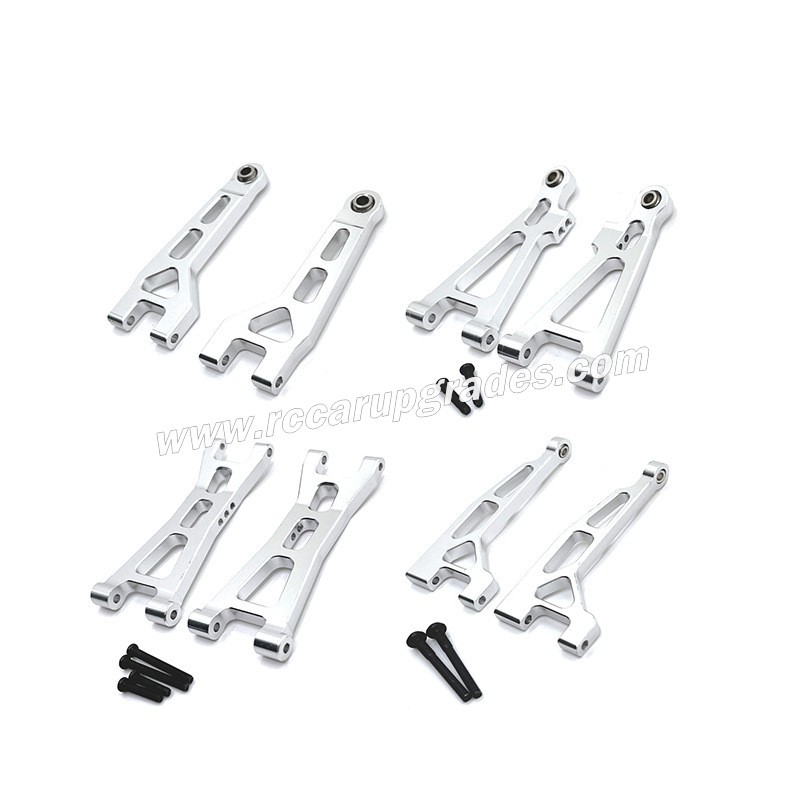 MJX Hyper Go 16207 RC Car Upgrade Parts Front and rear swing arm (style 2)  silver