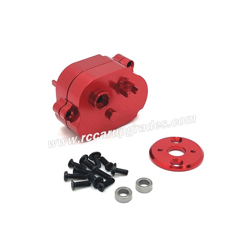 MN MODEL MN78 Upgrade Parts Gearbox Cover and Motor Holder red