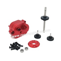 MN MODEL MN7 Upgrade Parts Middle Gearbox, Motor Holder and Gear red