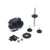 MN MODEL MN78 Upgrade Parts Middle Gearbox, Motor Holder and Gear black