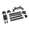 MN MODEL MN78 Upgrade Parts Tie Rod Hydraulic Shock Absorber Set black