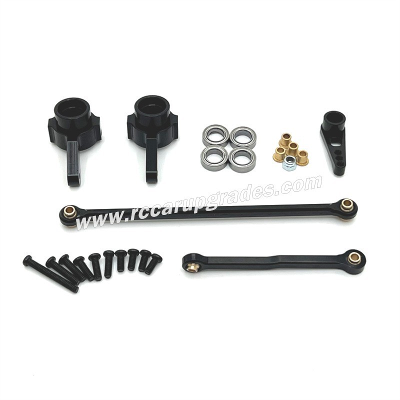 MN MODEL MN78 Upgrades Steering cup, steering rods black