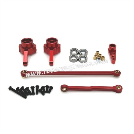 MN MODEL MN78 Upgrades Steering cup, steering rods red