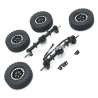 MN MODEL MN78 Upgrades Front and rear axle assemblies, Wheels black