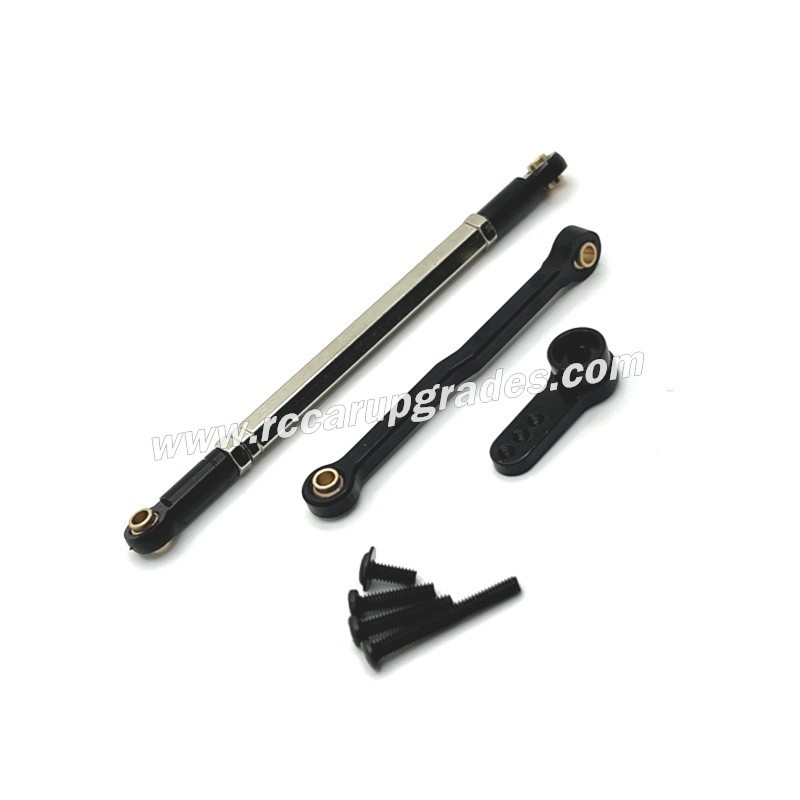 MN MODEL MN78 Upgrades Steering Rod, Servo Arm black