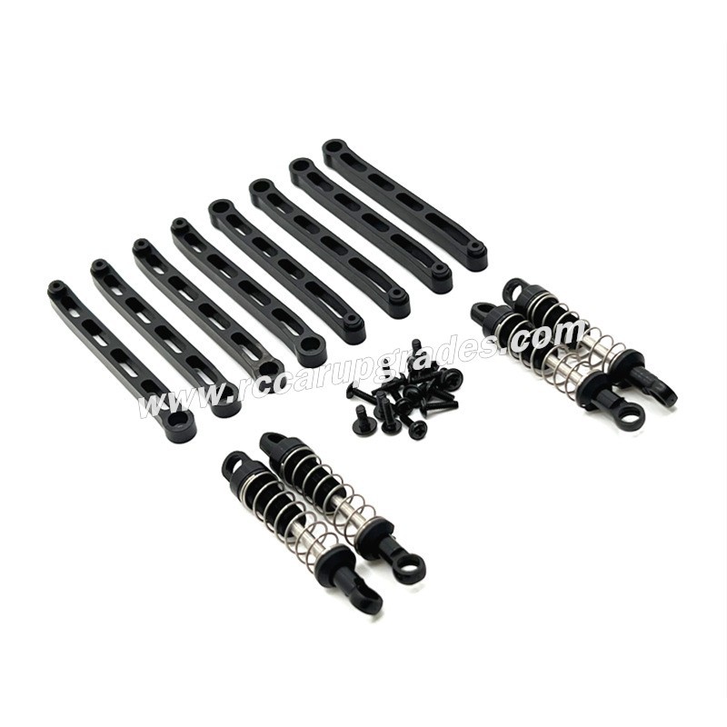 MN MODEL MN78 Upgrades External Spring Shock Absorber, Fixed Tie Rod black