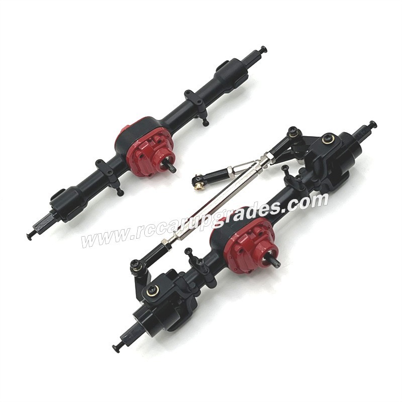 MN MODEL MN82 RC Car Upgrade Parts Front and Rear Axle Assembly black