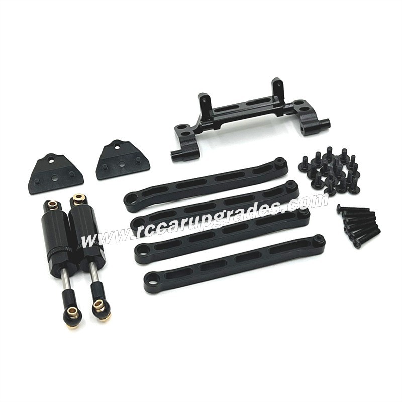 MN MODEL MN82 Upgrade Parts Tie Rod Hydraulic Shock Absorber Set black