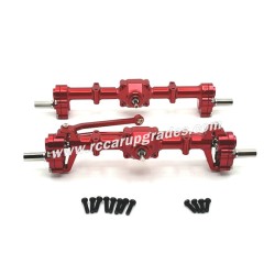 MN MODEL MN82 Upgrade Parts Front and rear axle assembly red