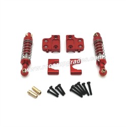 MN MODEL MN82 Upgrade Parts Rear Axle Mount Rear Shock Absorber red