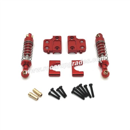 MN MODEL MN82 Upgrade Parts Rear Axle Mount Rear Shock Absorber red