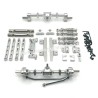 MN MODEL MN82 Upgrade Parts Metal kit with front and rear shocks silver