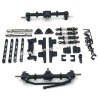 MN MODEL MN82 Upgrade Parts Metal kit with front and rear shocks black