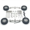 MN MODEL MN82 Upgrade Parts Pinch Tire Shock Absorber Kit silver