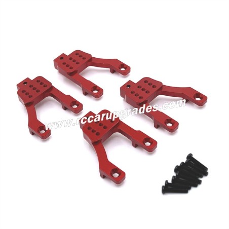 MN MODEL MN86 Upgrades Front and Rear Shock Absorber Bracket red