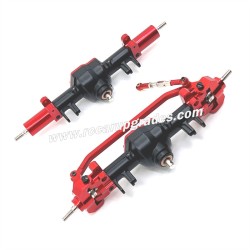 MN MODEL MN86 Upgrades Front and Rear Axles Assembly black red