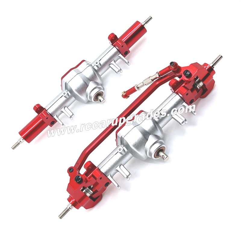 MN MODEL MN86 Upgrades Front and Rear Axles Assembly silver red