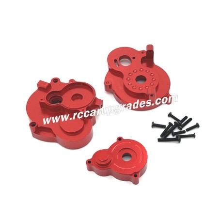 MN MODEL MN86 RC Car Upgrade Parts Motor Gearbox Cover red