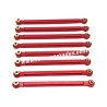 MN MODEL MN86 Upgrade Parts Chassis Mounting Rods red