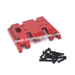 MN MODEL MN128 Upgrades Middle Gearbox Bottom Plate red