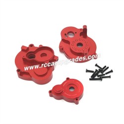 MN MODEL MN128 RC Car Upgrade Parts Motor Gearbox Cover red