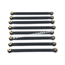 MN MODEL MN128 Upgrade Parts Chassis Mounting Rods black