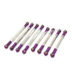 MN MODEL MN128 RC Truck Upgrades Adjustable Chassis Link Rod purple