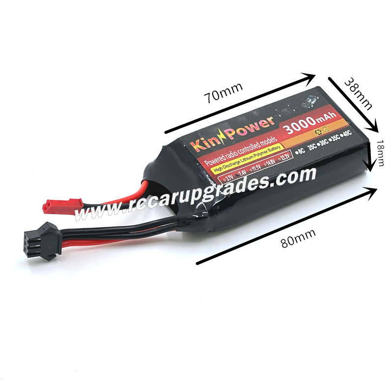 MN MODEL MN86 RC Car Upgrade Parts 7.4V 3000mAh Lithium Battery 1